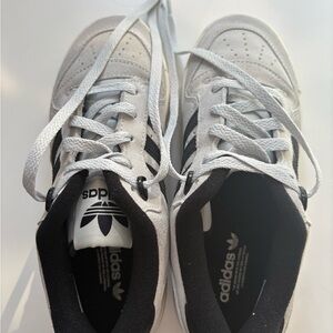 Adidas White and Black Retro Sneakers New Never Worn